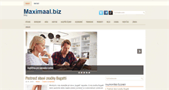 Desktop Screenshot of maximaal.biz